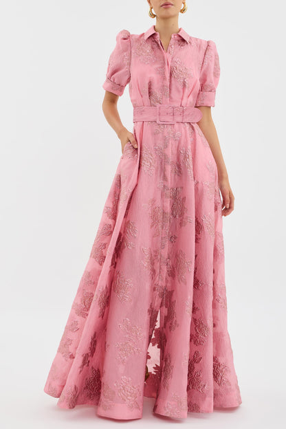 Ana™ | Vestido de manga corta abullonada