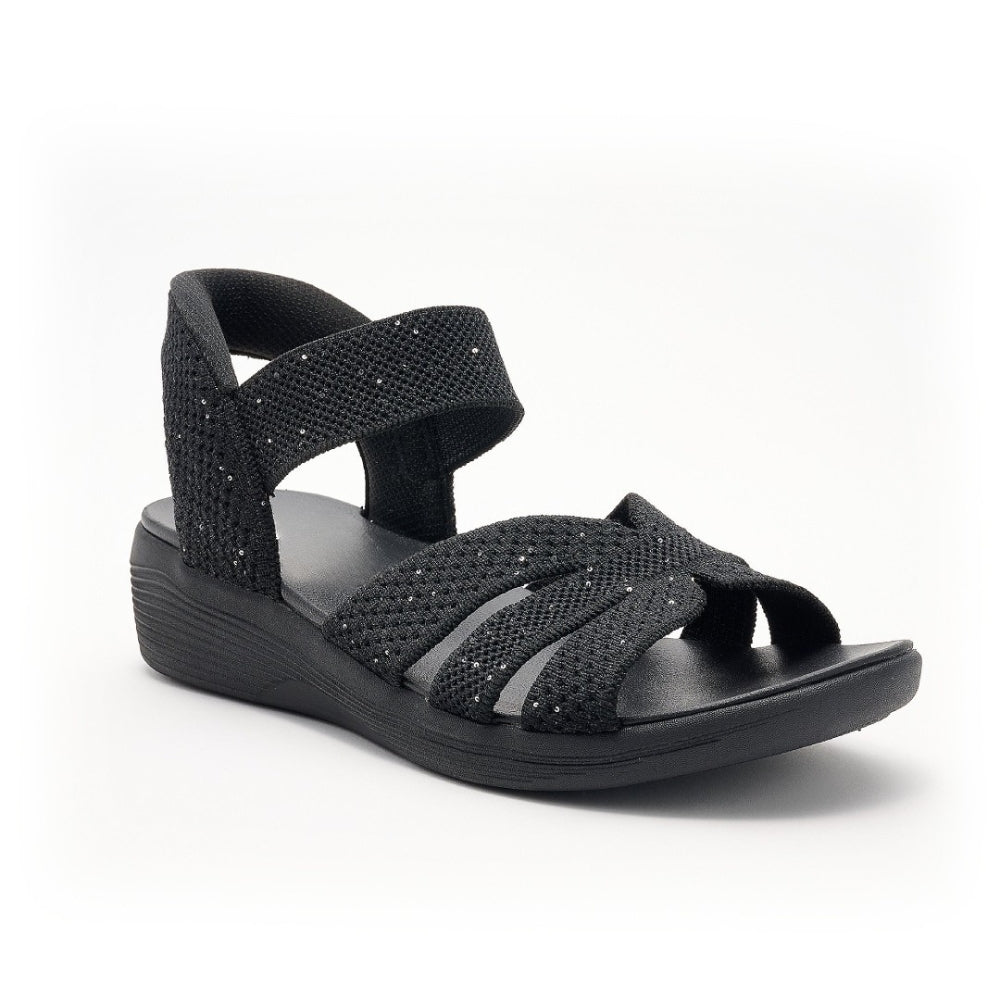 Sandalias de Cuña con Lentejuelas – Ideales para el Verano