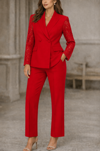 Conjunto de encaje (Chaqueta + Pantalón)
