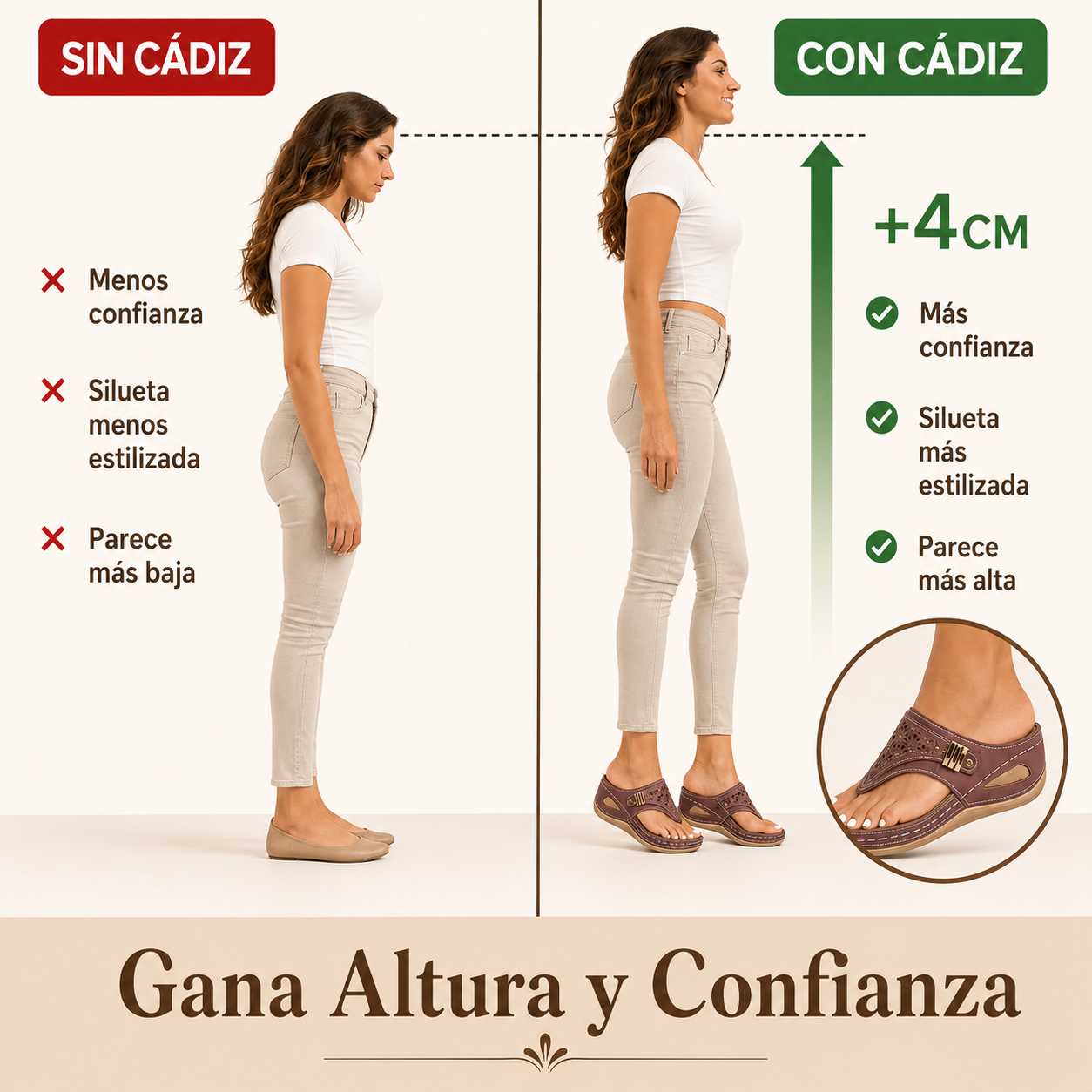 Cádiz™ | Sandalias de Confort y Estilo para el Día a Día