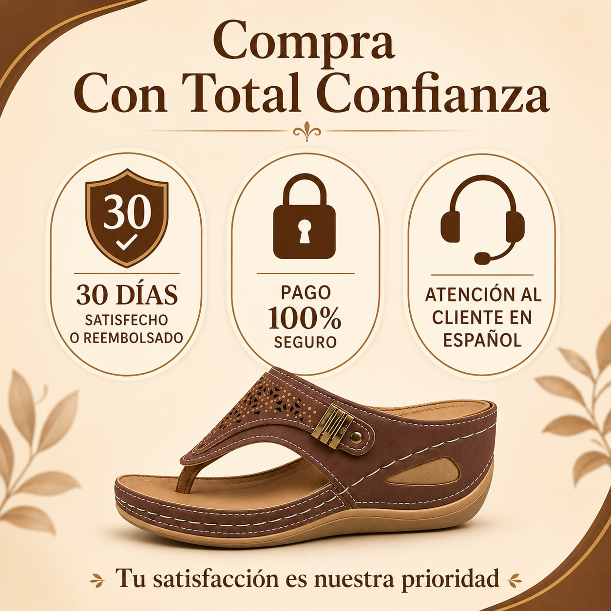 Cádiz™ | Sandalias de Confort y Estilo para el Día a Día