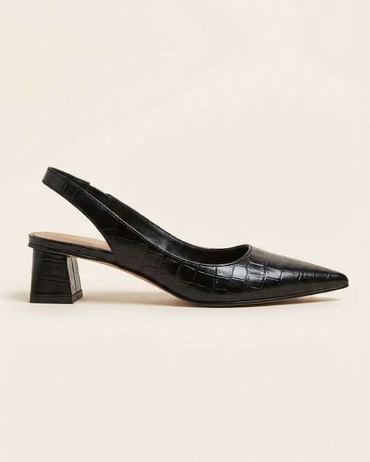 Olga | Zapatos elegantes con tacón cuadrado