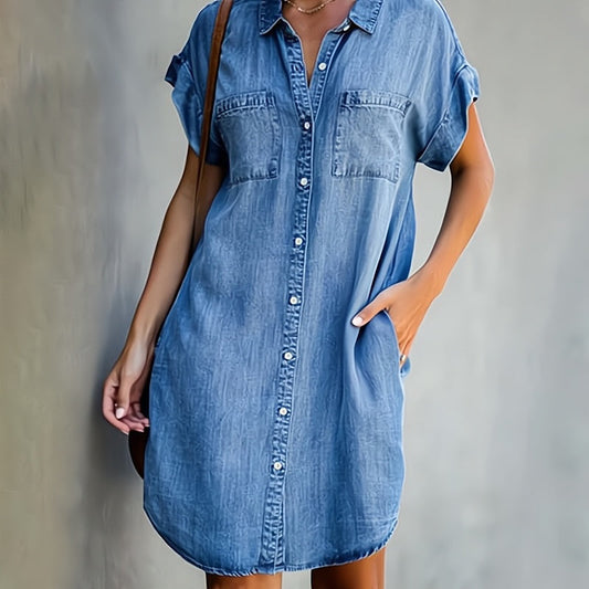 Helena | Vestido camisero abotonado
