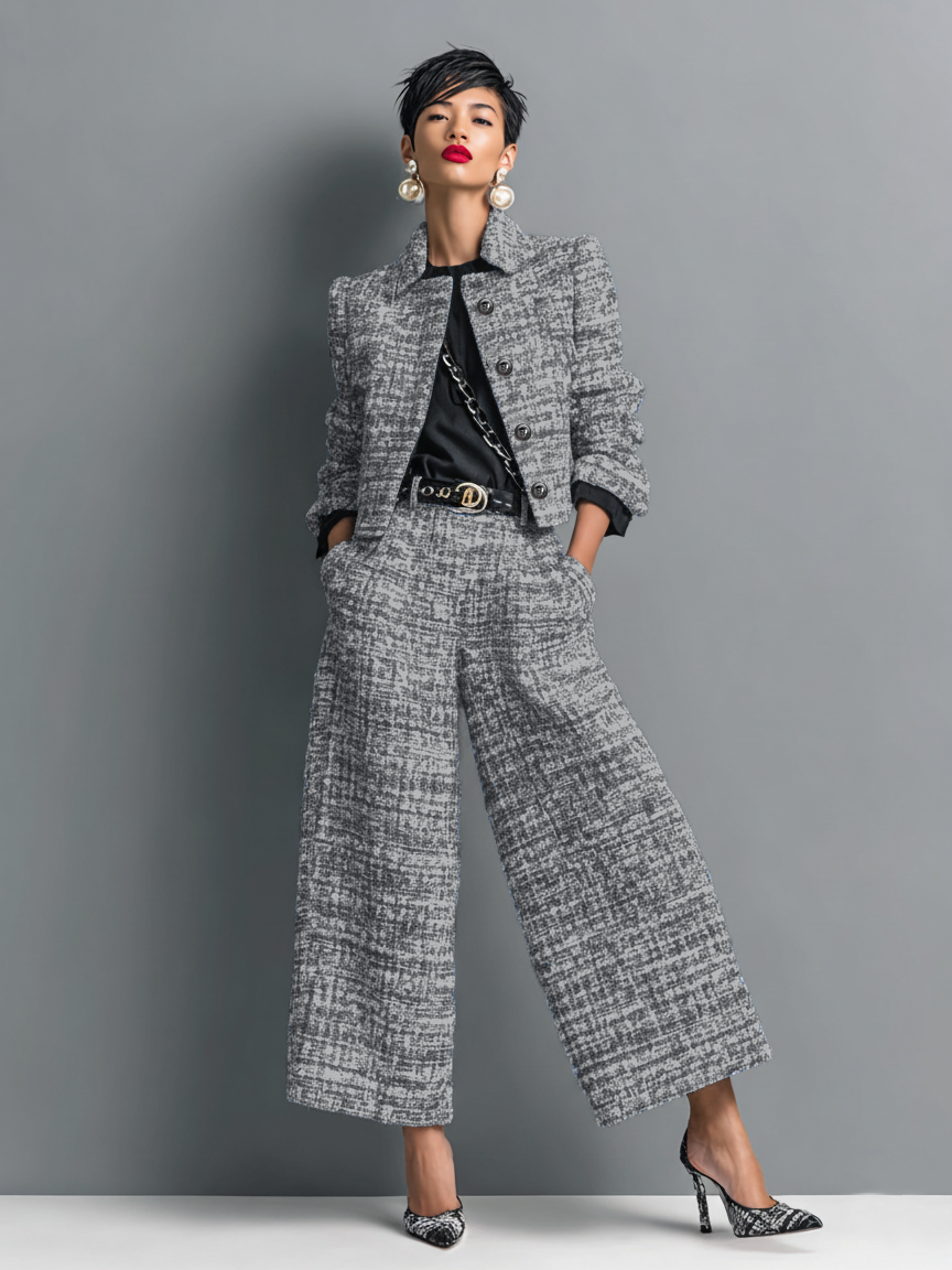 Akira™ Conjunto elegante de dos piezas
