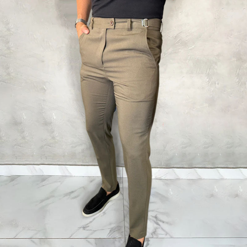 Álvaro - Pantalón masculino slim fit de Valerina Milano