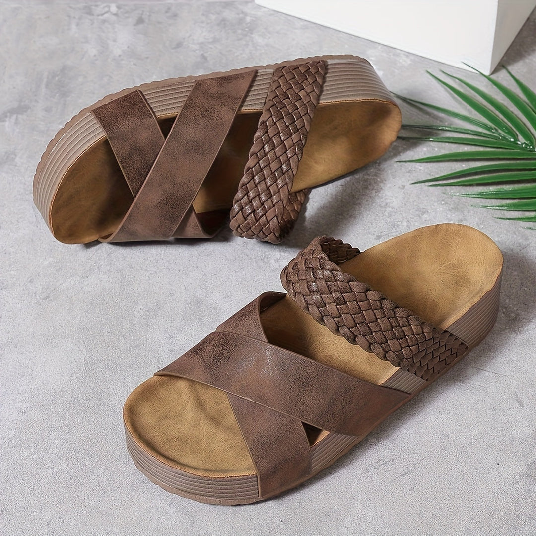 Sandalias Elegancia Trenzada Valeria