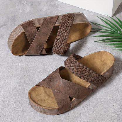 Sandalias Elegancia Trenzada Valeria