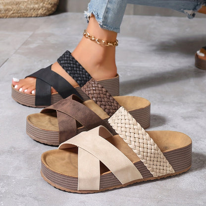 Sandalias Elegancia Trenzada Valeria