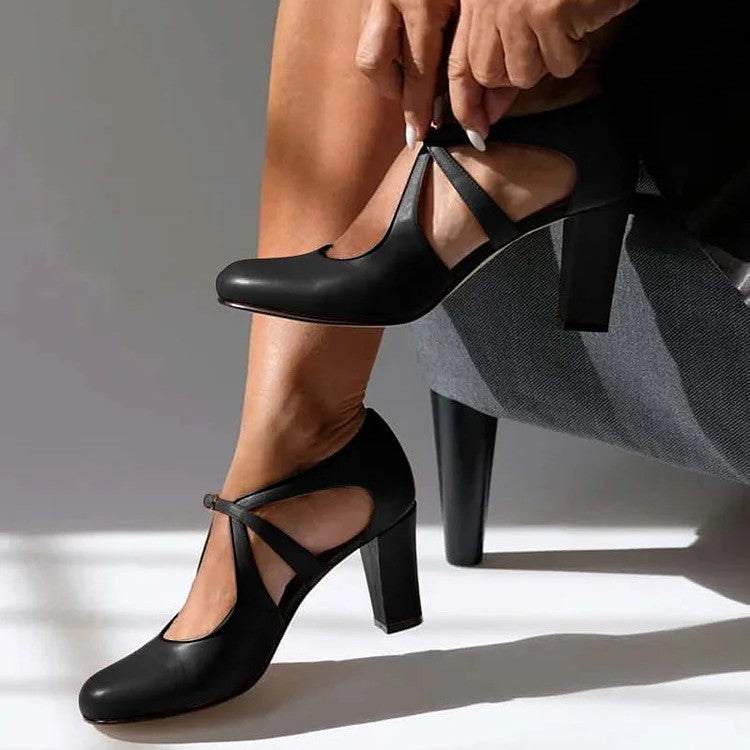 Camille | Tacones elegantes de cuero