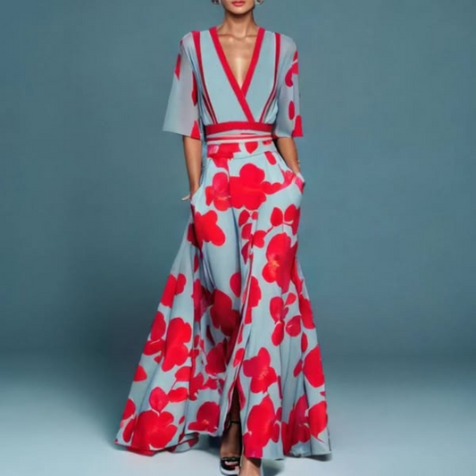 Veronica™ | Vestido elegante con estampado floral