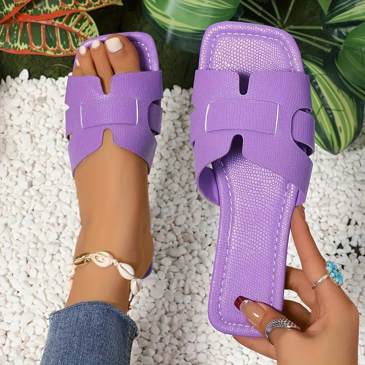 Valencia - Sandalias de Slides