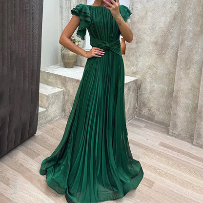 Rosa™ | Vestido de noche plisado