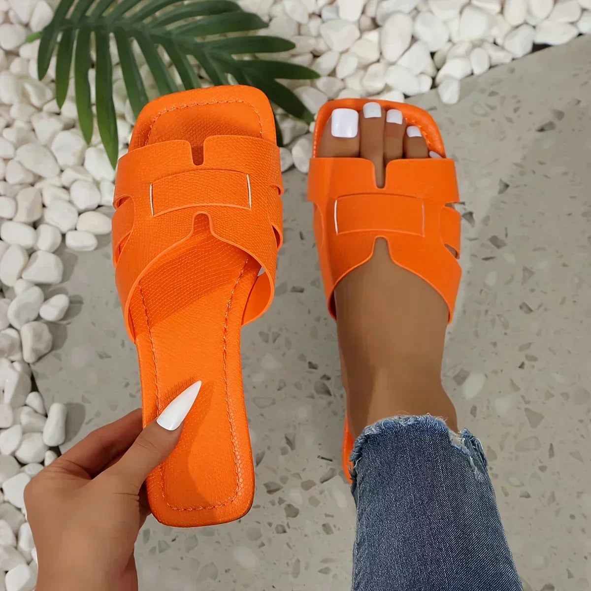 Valencia - Sandalias de Slides