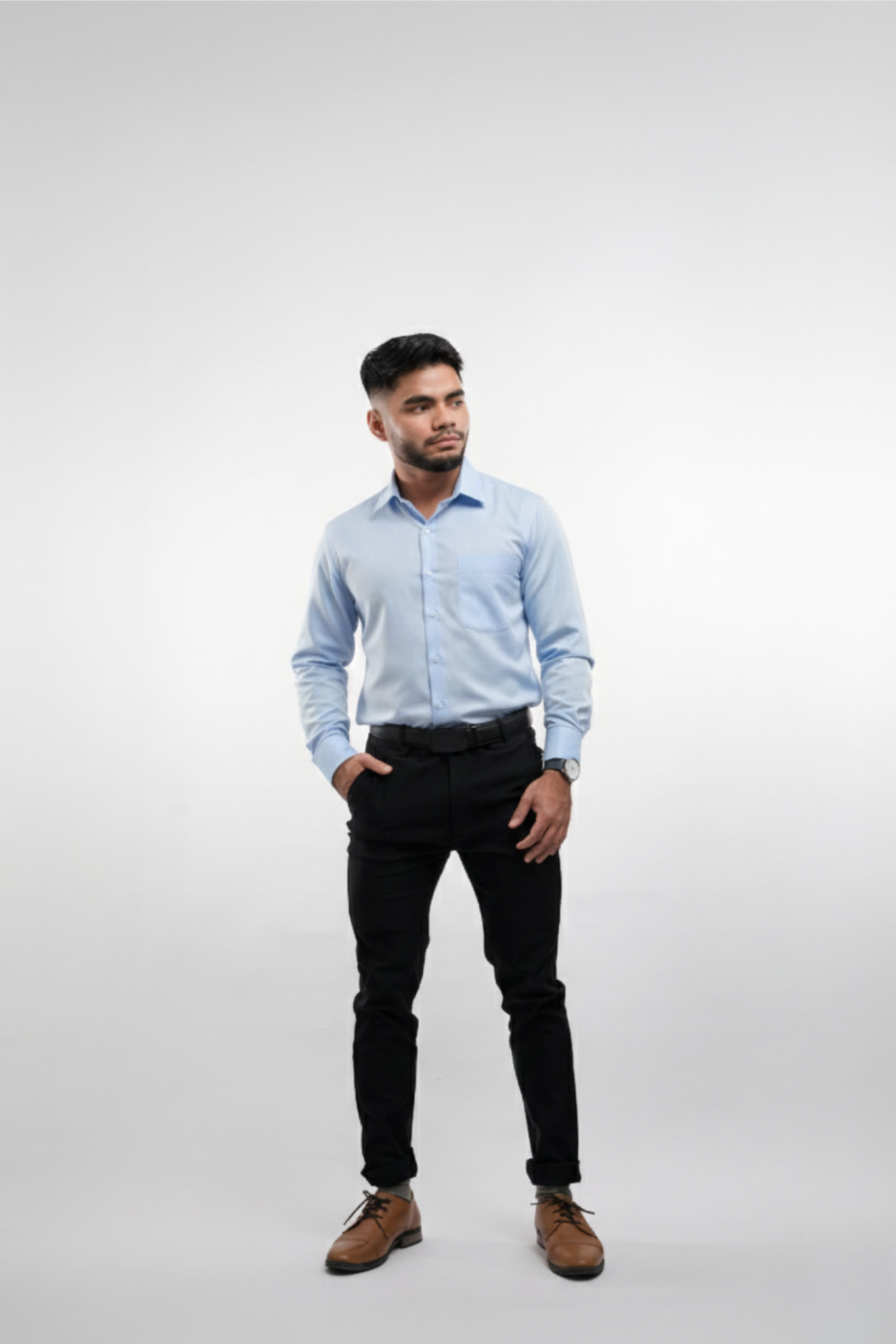 Alfonso Camisa con Botones Antiarrugas
