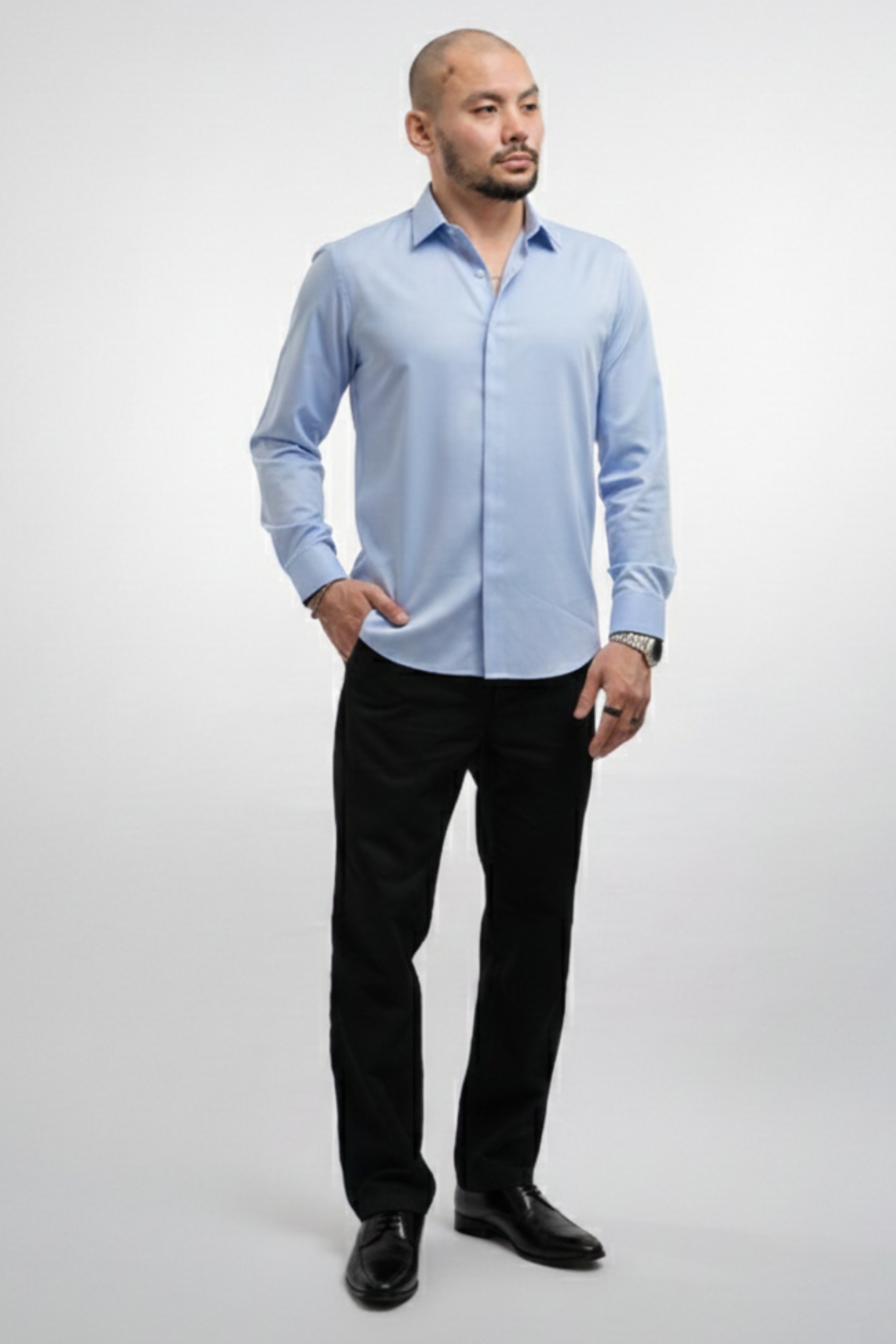 Alfonso Camisa con Botones Antiarrugas