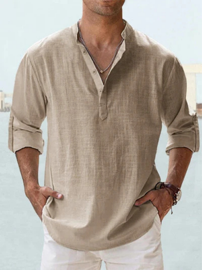 Carlos | Camisa Transpirable de Lino
