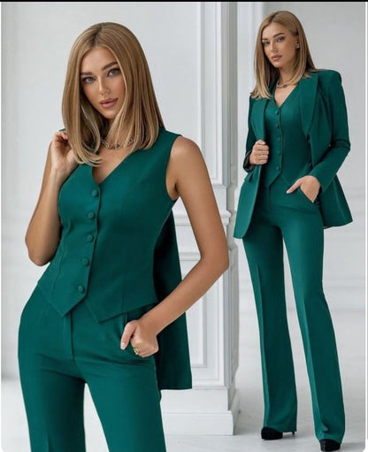 Traje "Safira" (Giacca + Pantalone + Gilet)