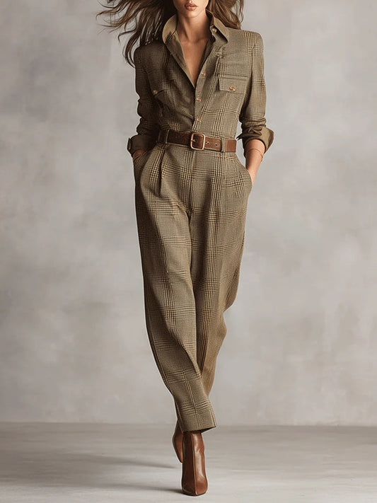 Mirabelle – mono de tweed para mujer