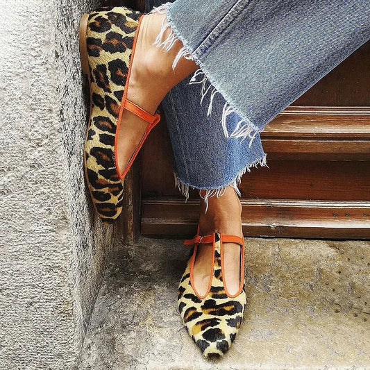 BAILARINAS LEOPARDO CON TIRA