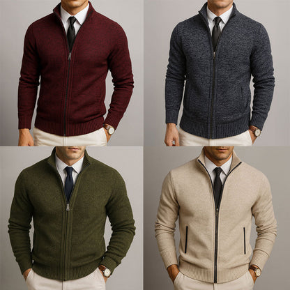 MARTIN CHAQUETA DE PUNTO CON CREMALLERA | ELEGANCIA FÁCIL PARA USO DIARIO