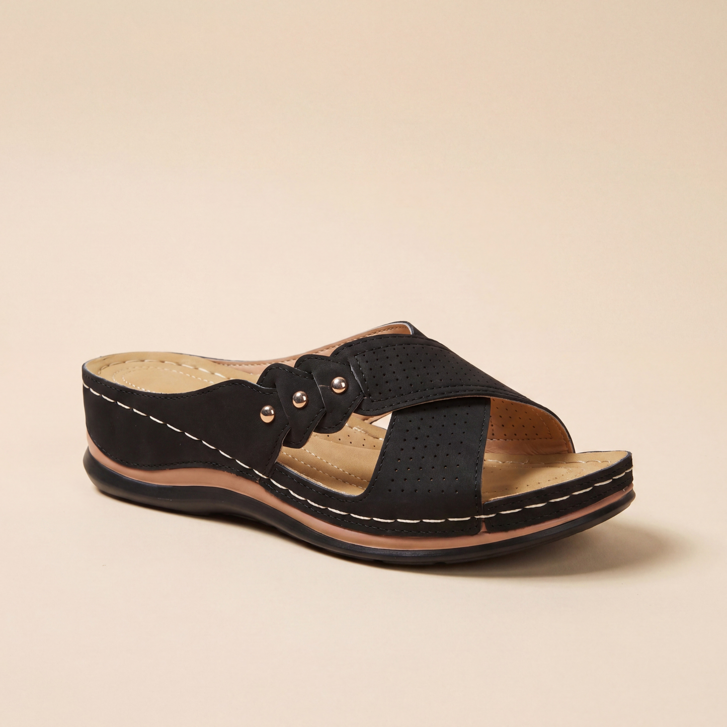 Comfora™ | Sandalias de cuña ligeras y estables para confort todo el día