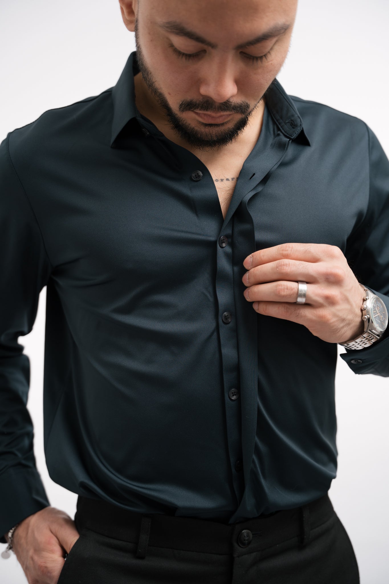 Alfonso Camisa con Botones Antiarrugas