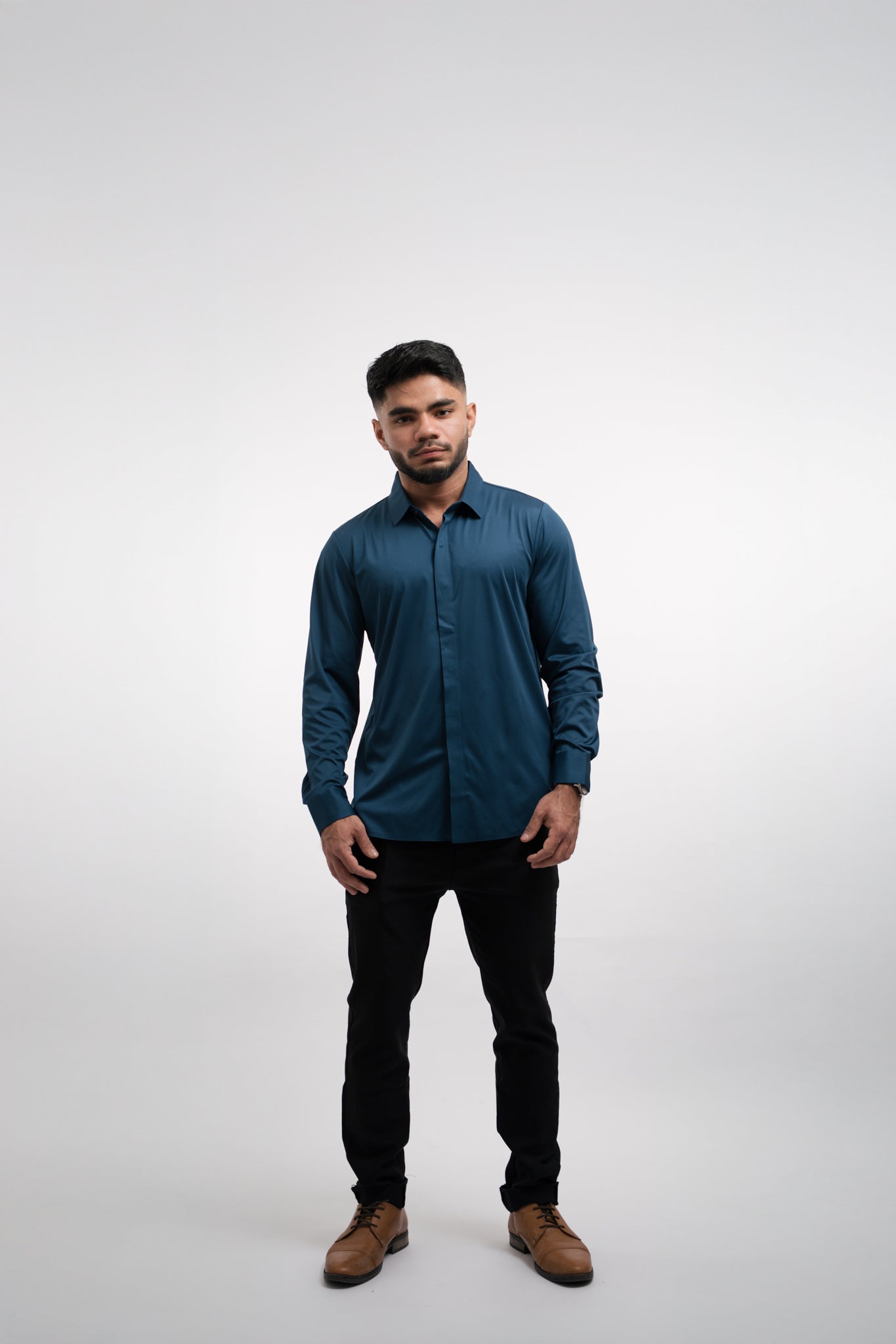 Alfonso Camisa con Botones Antiarrugas