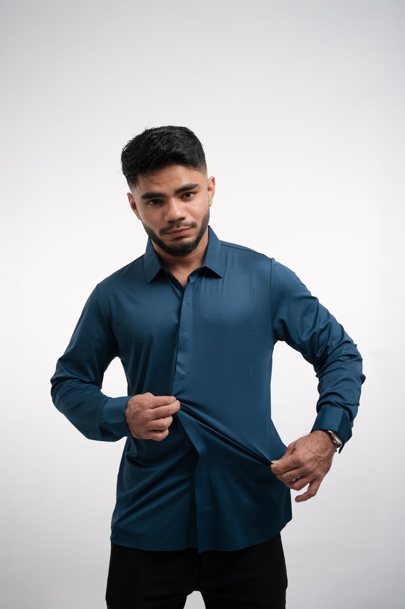 Alfonso Camisa con Botones Antiarrugas