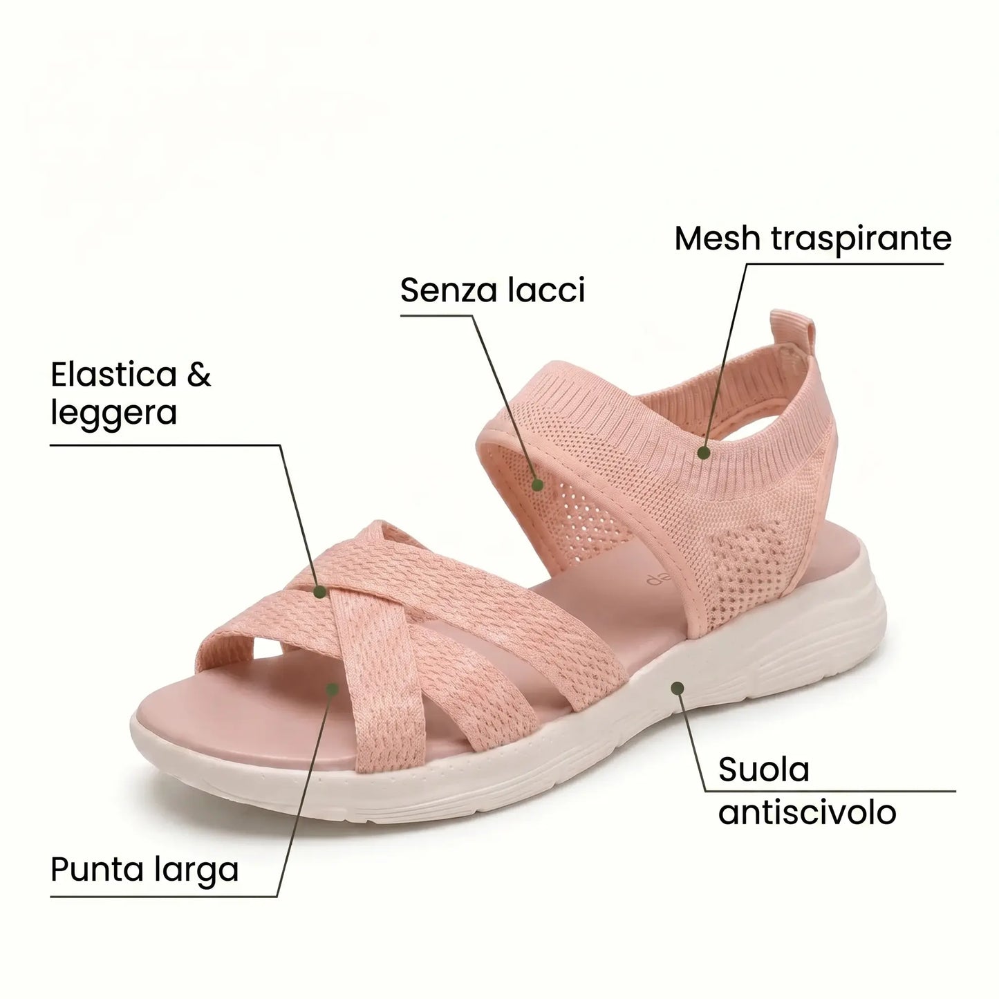 Emma | Sandalias cómodas con soporte