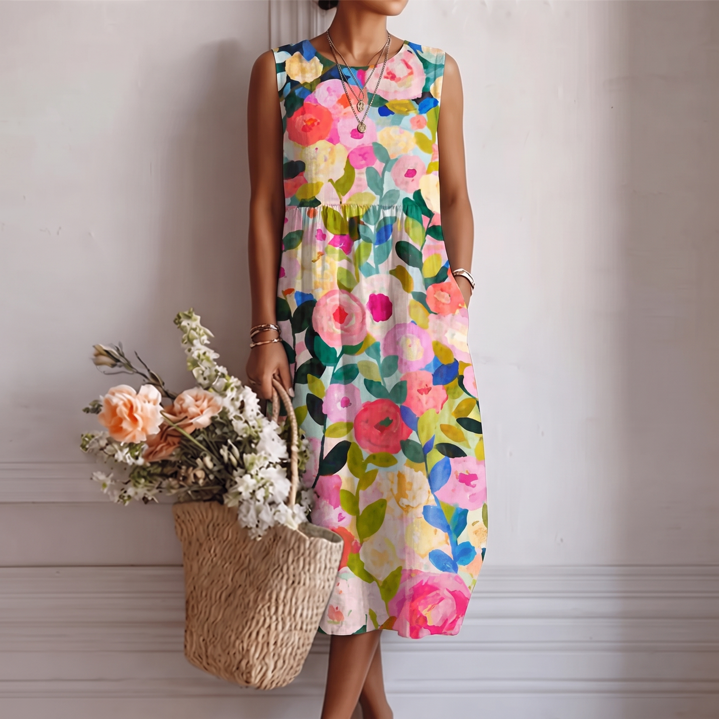 Nanna™ | Vestido Midi para el Día a Día