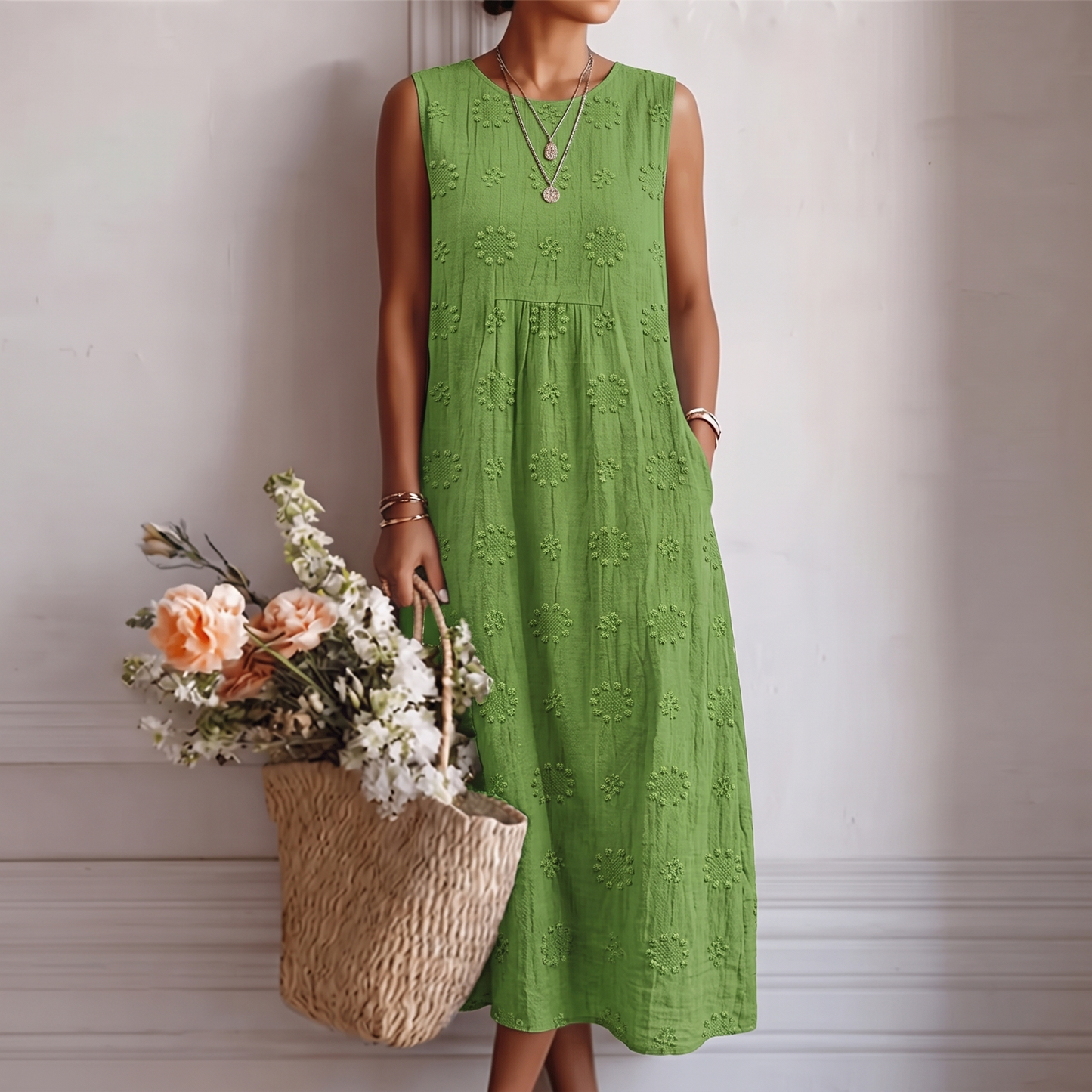 Olivia™ | Vestido Midi Ligero para el Día a Día