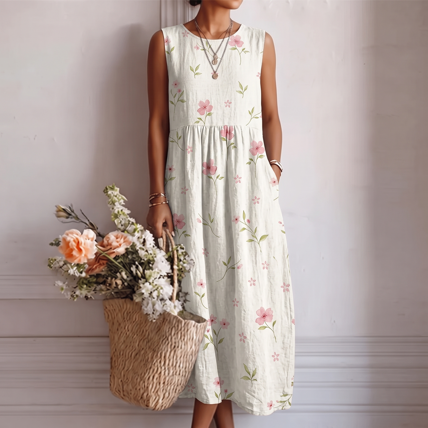 Ellie™ | Vestido Midi para el Día a Día