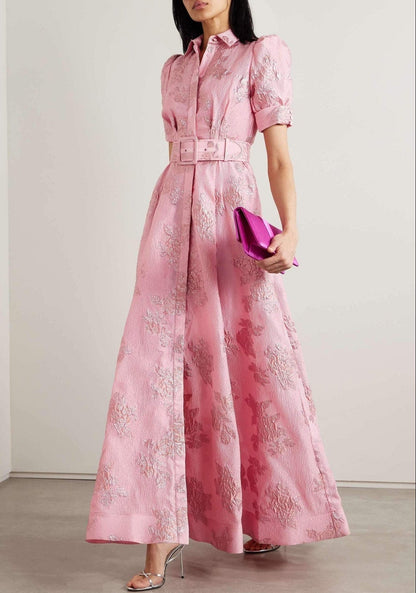 Ana™ | Vestido de manga corta abullonada