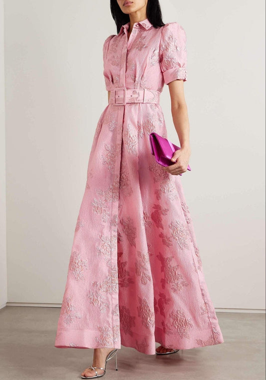 Ana™ | Vestido de manga corta abullonada