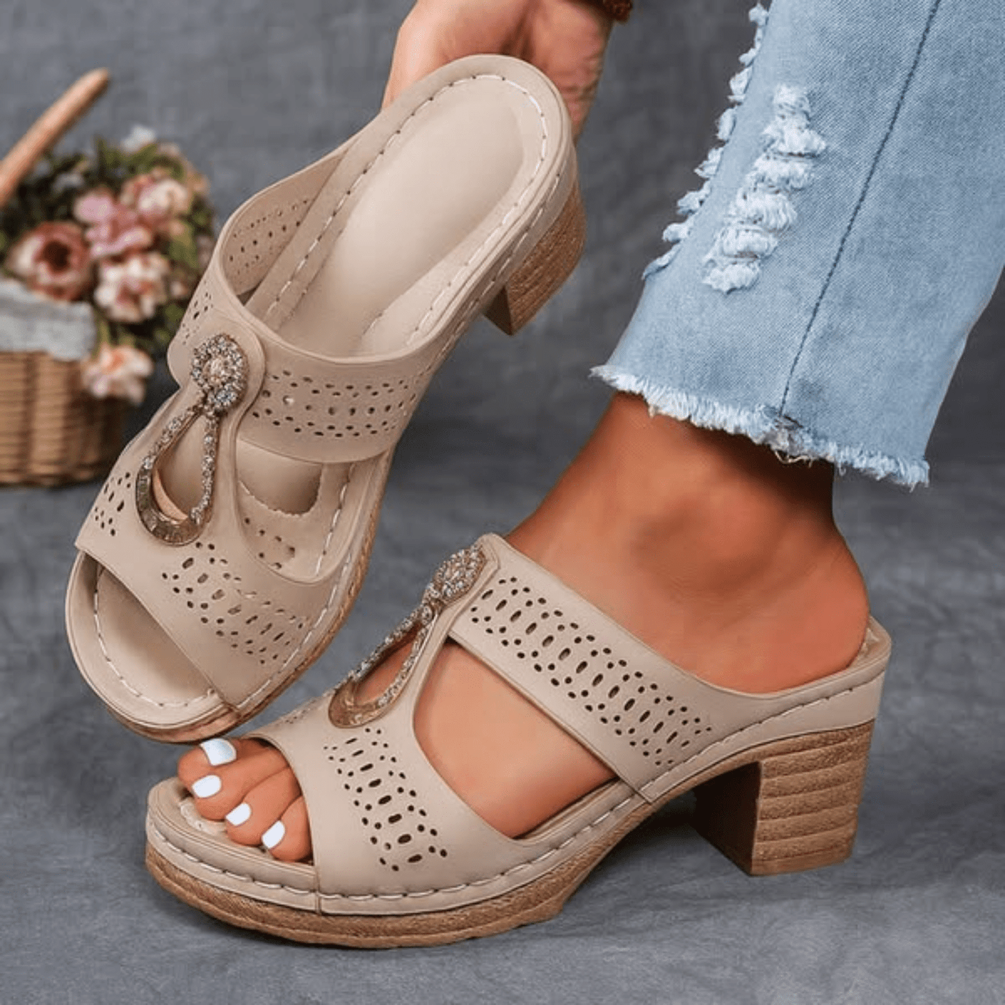 VALERINA MILANO | Sandalias ortopédicas cómodas Clara
