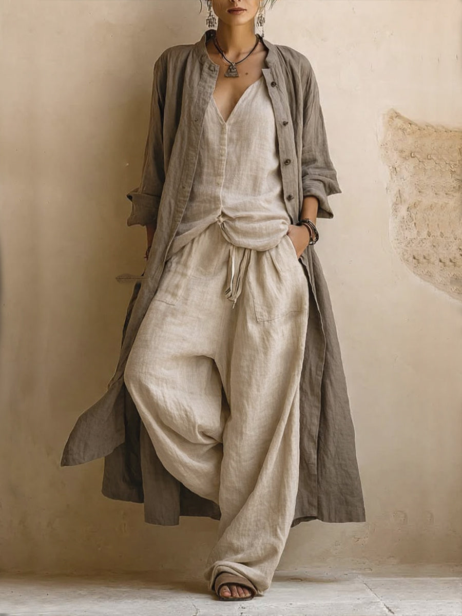 Valentina | Conjunto suave con sobrecamisa