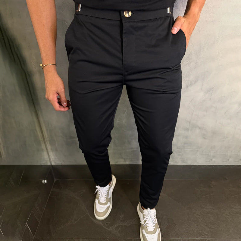 Álvaro - Pantalón masculino slim fit de Valerina Milano