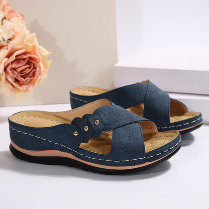 Comfora™ | Sandalias de cuña ligeras y estables para confort todo el día