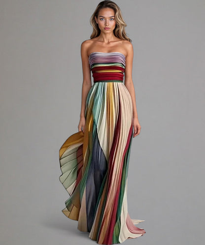 Tamara™ | Vestido evasé sin tirantes