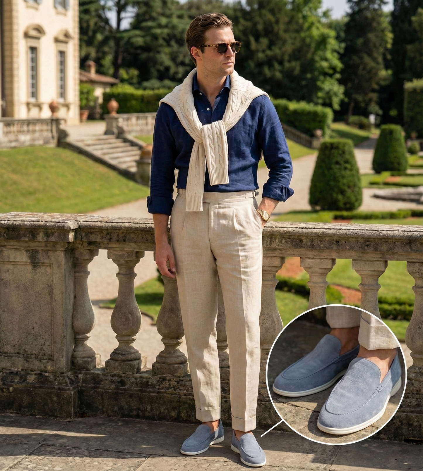 Lorenzo | Mocasín premium de ante